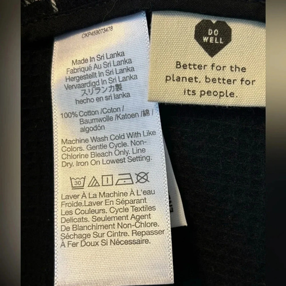 Madewell Women's Black Coat Waffleback Shaw Blazer in Windowpane Size Small - Picture 9 of 11